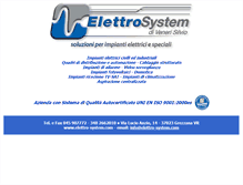 Tablet Screenshot of elettro-system.com